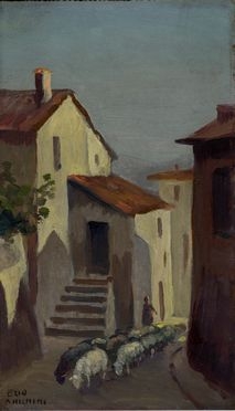  Ezio Anichini  (Firenze, 1886 - 1948) : Case e gregge.  - Auction Graphics & Books - Libreria Antiquaria Gonnelli - Casa d'Aste - Gonnelli Casa d'Aste