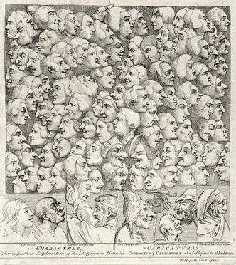  William Hogarth  (Londra, 1697 - 1764) : Characters. Caricaturas.  - Auction Graphics & Books - Libreria Antiquaria Gonnelli - Casa d'Aste - Gonnelli Casa d'Aste