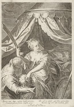  Aegidius Sadeler II  (Anversa, 1570 - Praga, 1629) : Giuditta con la testa di Oloferne.  - Auction Graphics & Books - Libreria Antiquaria Gonnelli - Casa d'Aste - Gonnelli Casa d'Aste