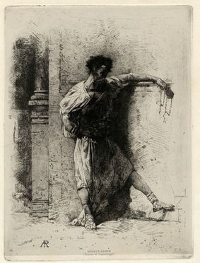  Alberto Pasini  (Busseto, 1826 - Cavoretto, 1899) : Abbrutimento (Ricordo di Costantinopoli).  - Auction Graphics & Books - Libreria Antiquaria Gonnelli - Casa d'Aste - Gonnelli Casa d'Aste