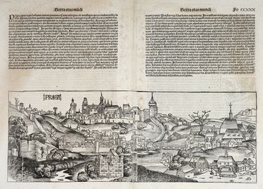  Hartmann Schedel  (Norimberga, 1440 - 1514) : Serta etas mundi [Folio CCXXX] Praga.  - Auction Graphics & Books - Libreria Antiquaria Gonnelli - Casa d'Aste - Gonnelli Casa d'Aste