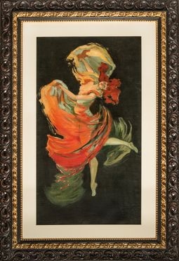  Jules Cheret  (Parigi, 1836 - Nizza, 1933) [attribuito a] : La Loïe Fuller.  - Auction Graphics & Books - Libreria Antiquaria Gonnelli - Casa d'Aste - Gonnelli Casa d'Aste