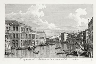  Antonio Visentini  (Venezia, 1688 - 1782) : Prospectus ab Aedibus Pisaurorum ad S. Jeremiam.  - Asta Grafica & Libri - Libreria Antiquaria Gonnelli - Casa d'Aste - Gonnelli Casa d'Aste