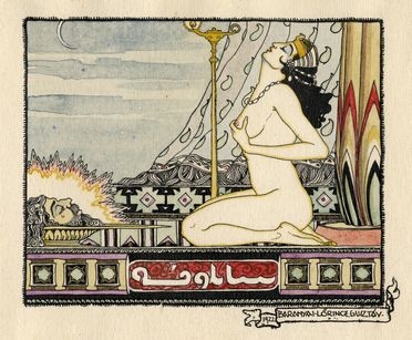  Lorincz Gusztáv Baranya  (1886 - 1938) : Scena simbolica.  - Auction Graphics & Books - Libreria Antiquaria Gonnelli - Casa d'Aste - Gonnelli Casa d'Aste