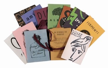 Lotto di 22 opere di letteratura italiana e edizioni a tiratura limitata.  Corrado  [..]