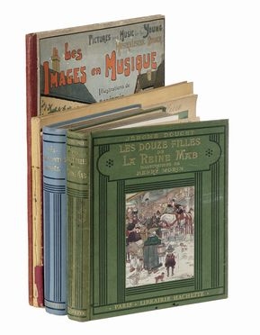 Lotto di 5 illustrati per l'infanzia in francese.  Jérome Doucet, Bernard Boutet  [..]