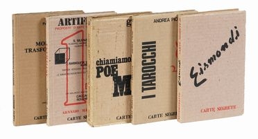 Raccolta di 44 edizioni Carte Segrete.  Conte Vitaldo Conte, Andrea Picini, Gianni  [..]