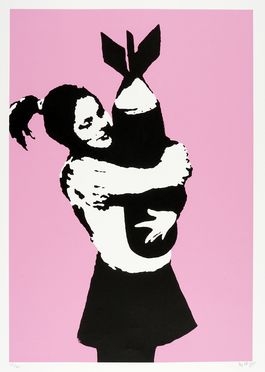  Banksy  (Bristol, 1974) [da] : Rocket.  - Asta Stampe, disegni e dipinti antichi, moderni e contemporanei - Libreria Antiquaria Gonnelli - Casa d'Aste - Gonnelli Casa d'Aste