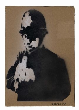  Banksy  (Bristol, 1974) : Rude cooper.  - Auction Prints, drawings & paintings | Old master, modern and contemporary art - Libreria Antiquaria Gonnelli - Casa d'Aste - Gonnelli Casa d'Aste