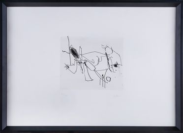  Afro Basaldella  (Udine, 1912 - Zurigo, 1976) : Senza titolo.  - Asta Stampe, disegni  [..]