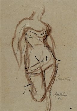  Luigi Bartolini  (Cupramontana, 1892 - Roma, 1963) : Accademia.  - Asta Arte antica,  [..]