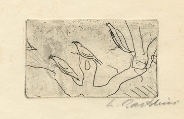  Luigi Bartolini  (Cupramontana, 1892 - Roma, 1963) : Uccelli.  - Asta Arte antica,  [..]