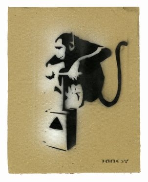  Banksy  (Bristol, 1974) : Money with detonator.  - Asta Arte antica, moderna e contemporanea - Libreria Antiquaria Gonnelli - Casa d'Aste - Gonnelli Casa d'Aste
