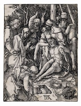 Albrecht Dürer  (Norimberga,, 1471 - 1528) : La lamentazione.  - Auction Ancient, modern and contemporary art - Libreria Antiquaria Gonnelli - Casa d'Aste - Gonnelli Casa d'Aste