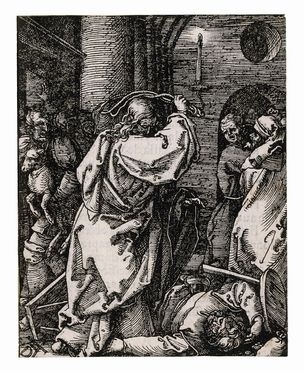  Albrecht Dürer  (Norimberga,, 1471 - 1528) : Cristo scaccia i mercanti dal tempio.  - Asta Arte antica, moderna e contemporanea - Libreria Antiquaria Gonnelli - Casa d'Aste - Gonnelli Casa d'Aste