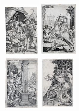  Georg Pencz  (Westheim,  - Königsberg o Lipsia, 1550) : Eroi della storia romana.  - Auction Ancient, modern and contemporary art - Libreria Antiquaria Gonnelli - Casa d'Aste - Gonnelli Casa d'Aste