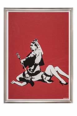  Banksy  (Bristol, 1974) : Queen Victoria.  - Auction Ancient, modern and contemporary  [..]