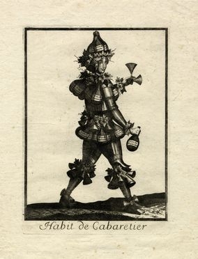  Nicolas de Larmessin  (Parigi,, 1632 - 1694) [da] : Habit de Cabaretier.  - Auction  [..]