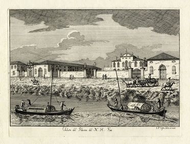  Giovanni Francesco (Gianfrancesco) Costa  (Venezia, 1711 - 1772) : Veduta del Palazzo  [..]