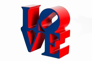 Love (blue and red).  Robert Indiana  (New Castle, 1928 - Vinalhaven, 2018)  - Auction Ancient, modern and contemporary art - Libreria Antiquaria Gonnelli - Casa d'Aste - Gonnelli Casa d'Aste