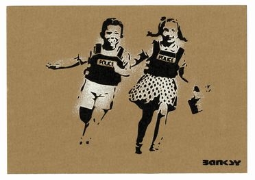  Banksy  (Bristol, 1974) : Jack and Jill.  - Auction Ancient, modern and contemporary  [..]