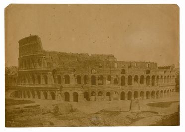  Frédéric Flachéron  (Lione, 1813 - Parigi, 1883) : Roma. Il Colosseo.  - Asta Fotografie  [..]