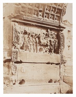  James Anderson  (Blencarn, 1813 - Roma, 1877) : Roma. Arco di Tito. Bassorilievo  [..]