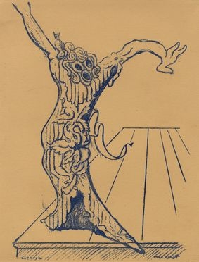 Max Ernst  (Brühl, 1891 - Parigi, 1976) : Elettra.  - Auction Ancient, modern and  [..]