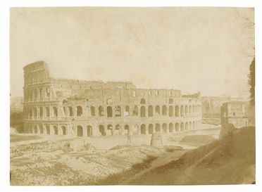  Giacomo Caneva  (Padova, 1813 - Roma, 1865) : Roma. Il Colosseo.  - Auction Fotografie storiche - Libreria Antiquaria Gonnelli - Casa d'Aste - Gonnelli Casa d'Aste