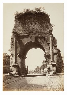  James Anderson  (Blencarn, 1813 - Roma, 1877) [attribuito a] : Roma. Arco di Druso.  - Asta Fotografie storiche - Libreria Antiquaria Gonnelli - Casa d'Aste - Gonnelli Casa d'Aste