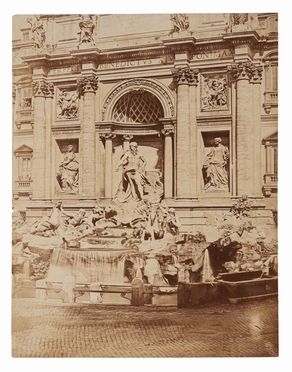  James Anderson  (Blencarn, 1813 - Roma, 1877) : Roma. Fontana di Trevi.  - Auction Fotografie storiche - Libreria Antiquaria Gonnelli - Casa d'Aste - Gonnelli Casa d'Aste
