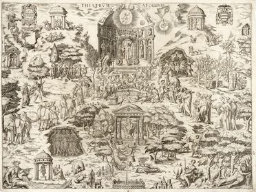  Mario Cartaro  (nativo di Viterbo e,  - Napoli, 1620) : Theatrum Apollinis.  - Auction Ancient, modern and contemporary art - Libreria Antiquaria Gonnelli - Casa d'Aste - Gonnelli Casa d'Aste