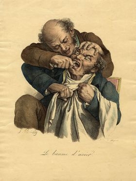  Louis-Léopold Boilly  (La Bassée,, 1761 - Parigi,, 1845) : Le baume d'acier.  - Auction Ancient, modern and contemporary art - Libreria Antiquaria Gonnelli - Casa d'Aste - Gonnelli Casa d'Aste