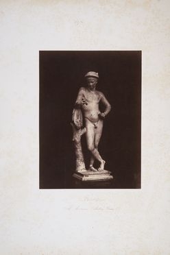  Leopoldo Alinari  (Firenze, 1832 - 1865) : Firenze. Il Mercurio, scultura greca  [..]