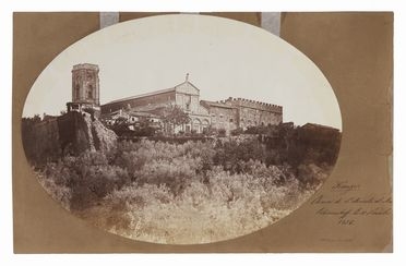  Leopoldo Alinari  (Firenze, 1832 - 1865) : Firenze. San Miniato al Monte.  Fratelli  [..]