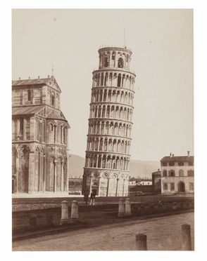  Enrico Van Lint  (Pisa, 1808 - 1884) : Pisa. Il Campanile.  - Auction Fotografie storiche - Libreria Antiquaria Gonnelli - Casa d'Aste - Gonnelli Casa d'Aste