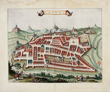  Johannes Blaeu  (Alkmaar, 1596 - Amsterdam, 1673) : Cesena.  - Asta Arte antica, moderna e contemporanea - Libreria Antiquaria Gonnelli - Casa d'Aste - Gonnelli Casa d'Aste