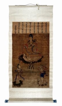  Arte cinese : Yangzhi Guanyin, dea della misericordia.  - Asta Arte antica, moderna e contemporanea - Libreria Antiquaria Gonnelli - Casa d'Aste - Gonnelli Casa d'Aste