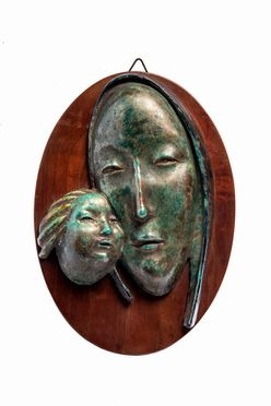  Pietro Melandri  (Faenza, 1885 - Faenza, 1976) : Madonna con Bambino.  - Asta Arte  [..]
