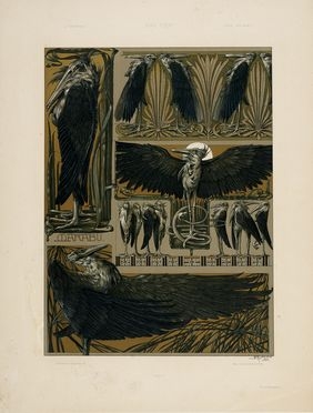  Anton Seder  (Monaco, 1850 - Strasburgo, 1916) : Marabu.  - Asta Arte antica, moderna  [..]