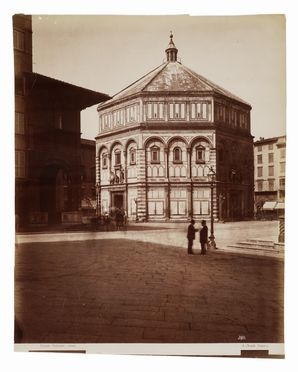  Alfred August Noack  (Dresda, 1833 - Genova, 1895) : Firenze. Battistero.  - Asta  [..]