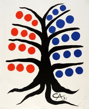  Alexander Calder  (Lawton, 1898 - New York, 1976) : Albero.  - Asta Arte Moderna e Contemporanea - Libreria Antiquaria Gonnelli - Casa d'Aste - Gonnelli Casa d'Aste
