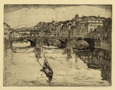  Guido Colucci  (Napoli, 1877 - Roma, 1949) : Firenze.  - Asta Arte Moderna e Contemporanea - Libreria Antiquaria Gonnelli - Casa d'Aste - Gonnelli Casa d'Aste
