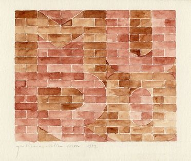  Giuliano Della Casa  (Modena, 1942) : Muro-Tautologia.  - Auction Modern and Contemporary  [..]