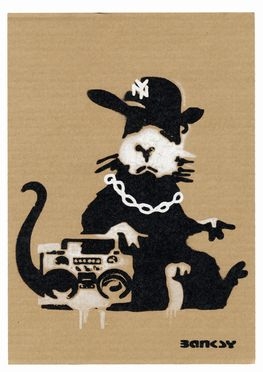  Banksy  (Bristol, 1974) : Rap Rat.  - Asta Arte Moderna e Contemporanea - Libreria  [..]