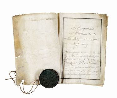 Raccolta di 4 patenti.  - Asta Libri, autografi e manoscritti - Libreria Antiquaria Gonnelli - Casa d'Aste - Gonnelli Casa d'Aste