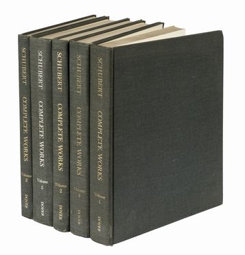  Schubert Franz : Complete works.  - Asta Libri, autografi e manoscritti - Libreria Antiquaria Gonnelli - Casa d'Aste - Gonnelli Casa d'Aste