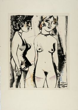  Alberto Manfredi  (Reggio Emilia, 1930 - 2001) : Nudi femminili.  - Auction Modern and Contemporary Art - Libreria Antiquaria Gonnelli - Casa d'Aste - Gonnelli Casa d'Aste