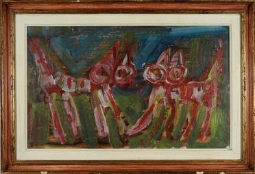  Silvio Loffredo  (Parigi, 1920 - Trebiano, 2013) : I gattoni.  - Asta Arte Moderna  [..]