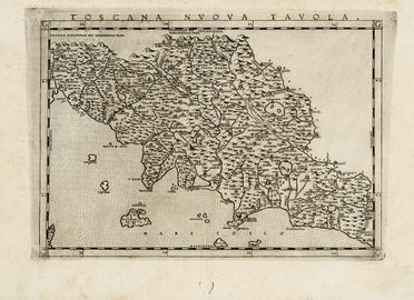  Girolamo Ruscelli  (Viterbo,,  - Venezia,, 1566) : Toscana Nuova Tavola.  - Asta Libri, autografi e manoscritti - Libreria Antiquaria Gonnelli - Casa d'Aste - Gonnelli Casa d'Aste